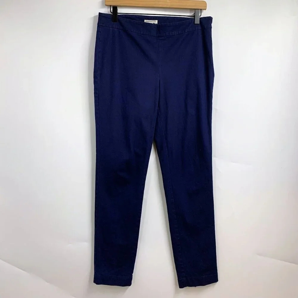 Eileen Fisher Women's Organic Cotton Slim S5KO Slash Pocket Pants‎ Size S